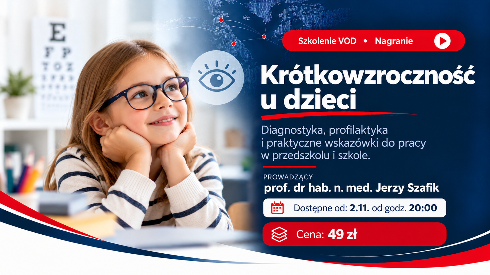 Krótkowzroczność u dzieci - szkolenie VOD