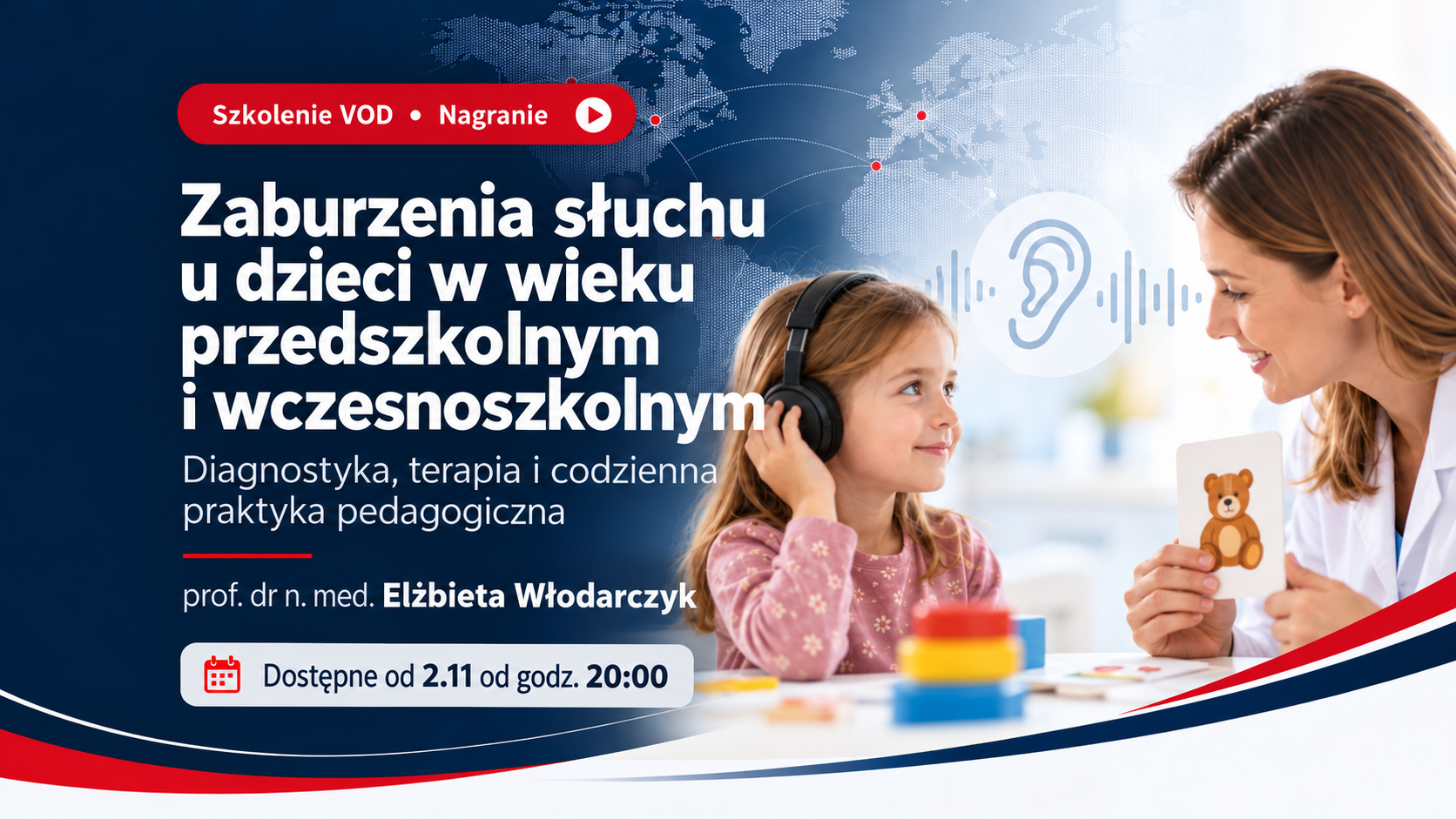 Zaburzenia słuchu u dzieci - szkolenie VOD